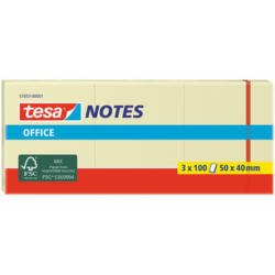 TESA Office Notes 40x50mm 576530000 jaune 3x100 flls.