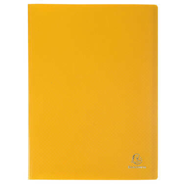 EXACOMPTA Livre présentation A4 8519E jaune 10 pochettes