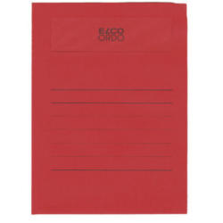 ELCO Dossier d'organ. Ordo A4 29465.92 volumino, rouge 50 pièces