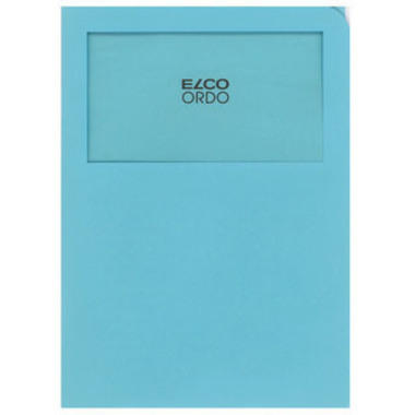 ELCO Dossier d'organ. Ordo A4 29469.31 s. lignes, bleu 100 pièces