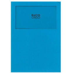 ELCO Dossier d'organ. Ordo A4 29469.32 s. lignes, bleu 100 pièces