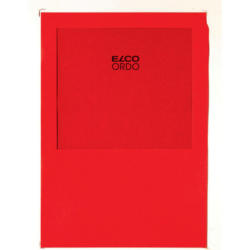 ELCO Dossier d'organ. Ordo A4 29464.92 transport, rouge 100 pièces