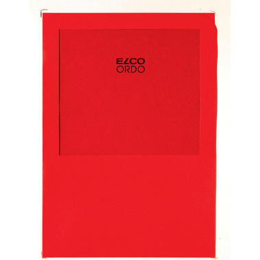 ELCO Dossier d'organ. Ordo A4 29464.92 transport, rouge 100 pièces