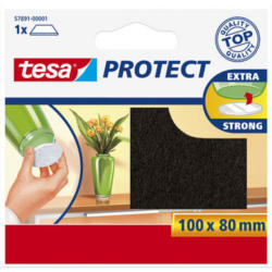 TESA Protect Filzgleiter 100mmx80mm 578910000 braun, zuschneidbar, kratzfest