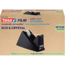 TESA Tesafilm eco&crystal 10mx19mm 59045-00000 Dispenser da tavolo nero 1 pe