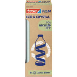 TESA Tesafilm eco&crystal 33mx19mm 59044-00000 Ruban adhésif 8 pcs.