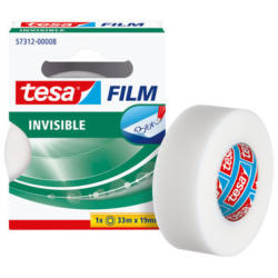 TESA Tesafilm 33mx19mm 57312-00008 invisible 1 roto.