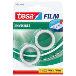 TESA Tesafilm 19mmx10m 57649-00001 invisible 2 roto.