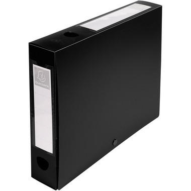 EXACOMPTA Archivbox A4 59631E schwarz, schwarz