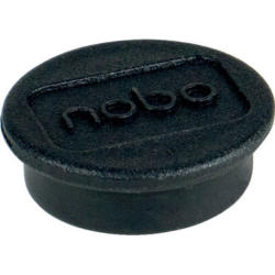 NOBO Magnet rund 13mm 1915284 schwarz 10 Stück