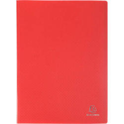 EXACOMPTA Livre présentation A4 8545E rouge 40 sacs