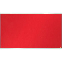 NOBO Tableau Feutre Impression Pro 1915421 rouge, 69x122cm