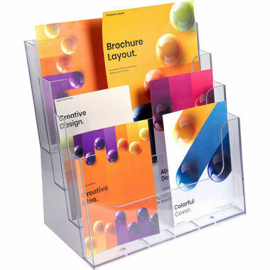 EXACOMPTA Porte-brochures Multi format 74258D transparent