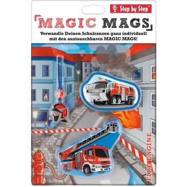 STEP BY STEP Accessoires Magic Mags 139257 Fire Engine 3 pcs