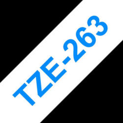 PTOUCH Band, laminiert blau/weiss TZe-263 PT-3600 36 mm