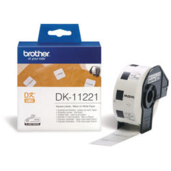PTOUCH Etiquettes carrées 23mm DK-11221 QL-500 blanc 1000 pc./rouleau