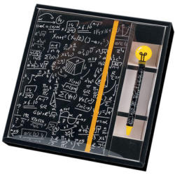ROOST Set Notebook e penna XL1874 Math rigato