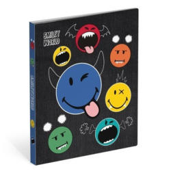 ROOST Classeur Smiley WD Crazy A4 505071 monster smiley 26x3x32cm