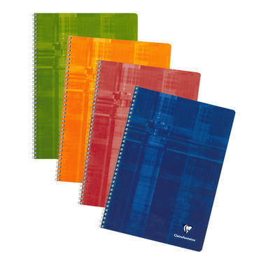 CLAIREFONTAINE Taccuino spirale ass. A4 81444 4mm 50 fogli