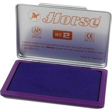 ROOST Tampon encreur Gr.2 4100024 violet 7x11cm