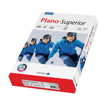 PAPYRUS Kopierpapier Plano Superior A3 88027689 weiss, 200g BB FSC 250 Blatt