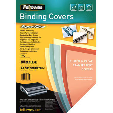 FELLOWES Cover 53763 trasparente 100 pezzi