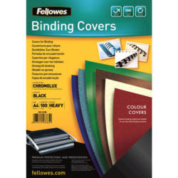 FELLOWES Gloss Cover A4 5378504 schwarz 100 Stück