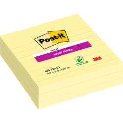 POST-IT Super Sticky XL Notes 675-3SSCY 101x101mm, 70 fogli 3 pezzi