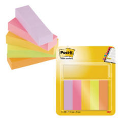 POST-IT Page Marker 15mmx50mm 670-5TFEN 5 colori 5x50 bande