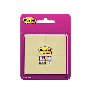 POST-IT Super Sticky Notes 48x48mm 6910SSS-CY giallo