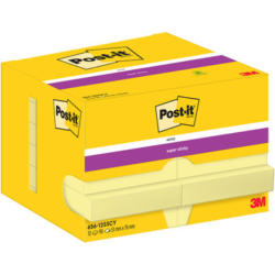 POST-IT Super Sticky Notes 47.6x73mm 656-12SSCY giallo 12x90 fogli