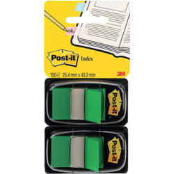 POST-IT Index 2er Set 25,4x43,2mm 680-G2 grün 2x50 Stück