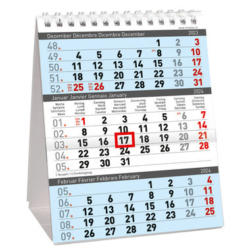 SIMPLEX 3-Monats-Tischkalender 2024 61102.24 125x155mm,3M/1S