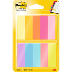 POST-IT Page marker 15 x 50 mm 67010ABEU 10-colori 10x50 fogli