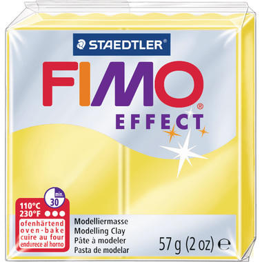 FIMO Plastilina Effect 57g 8020-104 translucent giallo