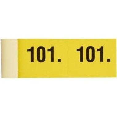 SIMPLEX Garderobenblock 301-400 13092 gelb 100 Blatt