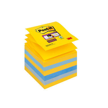 POST-IT Super Sticky Z-Notes 76x76mm R330-6SS-NY 4 couleurs 6 x 90 flls.