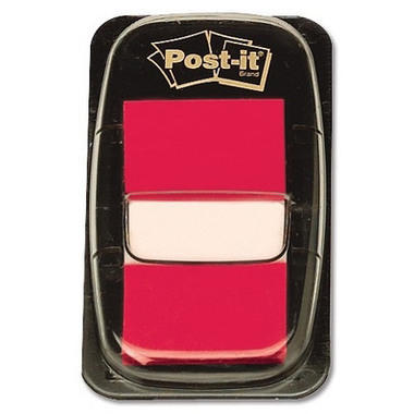 POST-IT Index Tabs 25,4x43.2mm 680-1 rouge/50 tabs