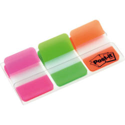 POST-IT Index Strong 25,4x38mm 686-PGO 3-colori/3x22 tabs
