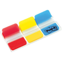 POST-IT Index Strong 25,4x38mm 686-RYB 3-couleur/3x22 tabs