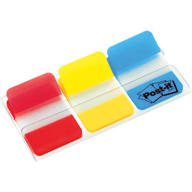 POST-IT Index Strong 25,4x38mm 686-RYB 3-farbig/3x22 Tabs