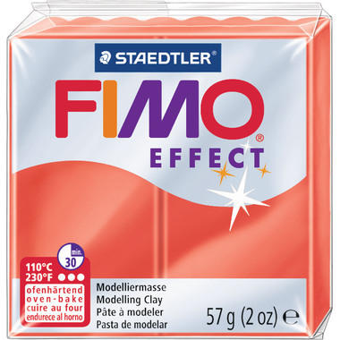 FIMO Pâte à modeler Effect 57g 8020-204 rouge