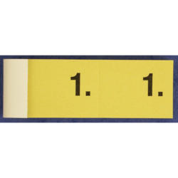 SIMPLEX Garderobenblock Nr. 1-100 13071 gelb 100 Blatt