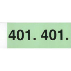 SIMPLEX Garderobenblock 401-500 13102 grün 100 Blatt