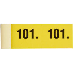 SIMPLEX Blocco guardaroba 101-200 13078 giallo 100 fogli