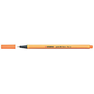 STABILO Penna fibra Point 88 0,4mm 88/054 arancione