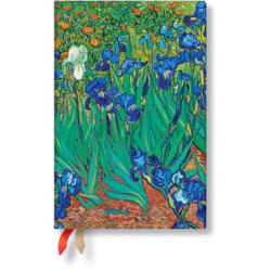 PAPERBLANKS Agenda Iris de Van Gogh 2024 DF0563-6 Mini, fr, HOR, 12M, 1S/2P