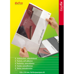 DUFCO Easyfix pochettes 50003.205 158x218mm A5, 8pc