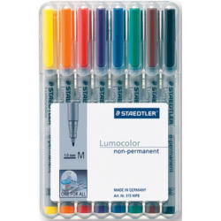 STAEDTLER Lumocolor non-perm. M 315 WP8 8 Farben ass.
