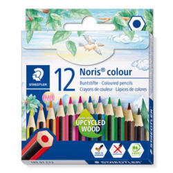 STAEDTLER Matite colorate Noris Club 185C12 upcycled Wood 12 pcs.